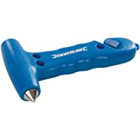 Silverline Tools 395235 Martillo Rompe Cristales y Corta Cinturón- 150 mm Longitud- Naranja